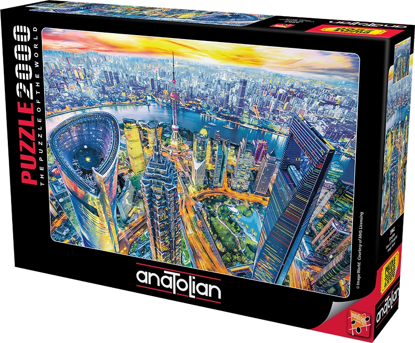 View Of Shanghai 2000 Teile PERRE ANATOLIAN Puzzle Acheter En Ligne