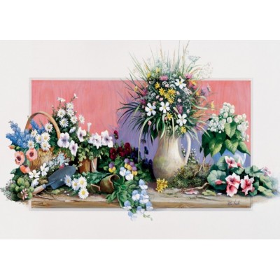 Puzzle Adulte 500 pièces Fleurs de Vase d'art pour Le