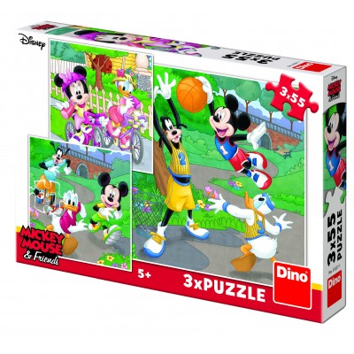 3 Puzzles - Minnie - 55 Teile - DINO Puzzle acheter en ligne