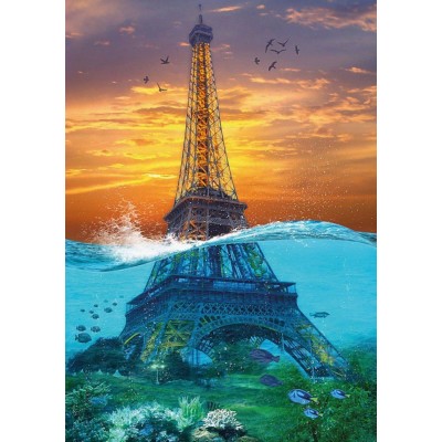 Neuf-Sous Blister-Puzzle 3D tour Eiffel +12a - seconde main/occasion pour  19 € • Petit Kiwi