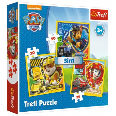 3 Puzzles - Pat'Patrouille - 20 Teile - TREFL Puzzle acheter en ligne