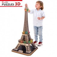  Cubic-Fun-L091H Puzzle 3D avec LED - La Tour Eiffel - Difficulté : 6/8