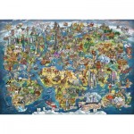 Puzzle  Perre-Anatolian-4923 Wonderful World Map
