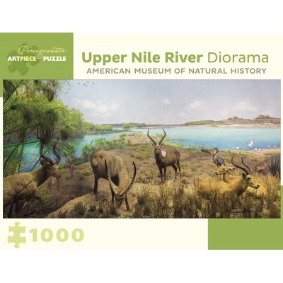 Puzzle Pomegranate-AA957 Upper Nile River Diorama - 150 Miles Southwest of Lake No, South Sudan