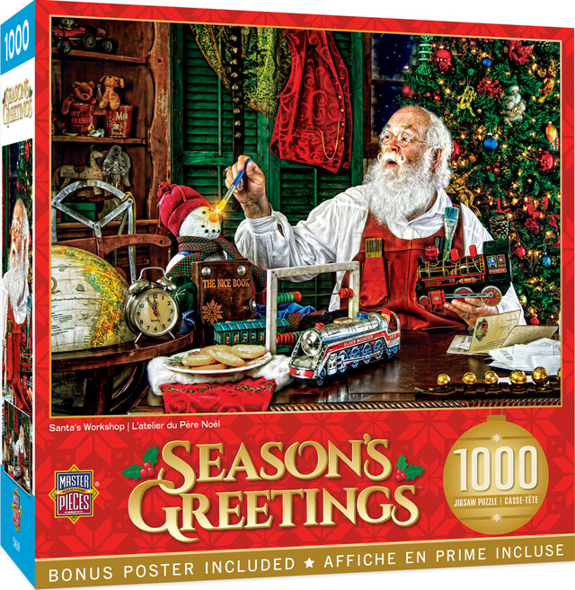 Puzzle Atelier du Père Noël King-Puzzle-05350 1000 pièces Puzzles - Noël