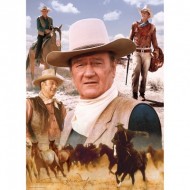 Puzzle  Master-Pieces-71238 John Wayne - America's Cowboy