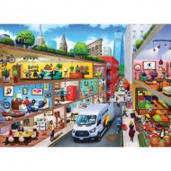 Puzzle  Master-Pieces-71910 Inside Out - City Living