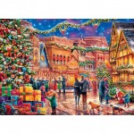 Puzzle  Master-Pieces-71983 Holiday Village Square