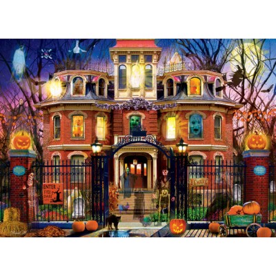 Puzzle Master-Pieces-72246 Halloween - Maison Hantée sur la Colline