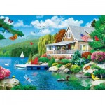 Puzzle  Master-Pieces-72292 Souvenirs du Lac