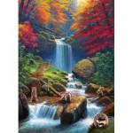 Puzzle  Cobble-Hill-40002 Chutes Mystiques en Automne