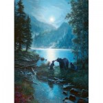Puzzle  Cobble-Hill-40008 Nuit des Ours