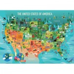 Puzzle  Cobble-Hill-54622 Pièces XXL - The United States of America