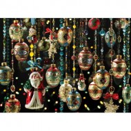 Puzzle  Cobble-Hill-80140 Christmas Ornaments