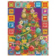 Puzzle  Cobble-Hill-88038 Pièces XXL - Christmas Tree Quilt