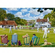 Puzzle  Falcon-Contemporary-11309 The Village Sporting Greens (2x1000 Pièces)