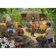 Puzzle  Jumbo-11380 Le Jardin de Légumes