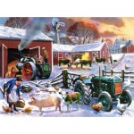 Puzzle  Sunsout-13820 Kevin Walsh - Wintertime Farm