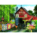 Puzzle  Sunsout-28822 Tom Wood - Amish Quilt Sale