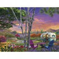 Puzzle  Sunsout-31416 Pièces XXL - Camping au Paradis