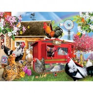 Puzzle  Sunsout-35261 Poulailler