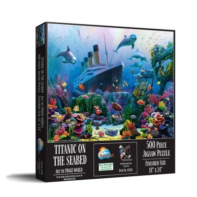 Puzzle Sunsout-42926 Pièces XXL - Le Titanic au Fond de la Mer