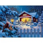 Puzzle  Sunsout-55989 Corbert Gauthier - Christmas Bungalow