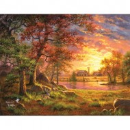 Puzzle  Sunsout-69651 Abraham Hunter - A Place to Call Home