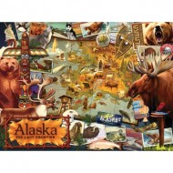 Puzzle  Sunsout-70016 Ward Thacker Studio - Alaska, The Final Frontier