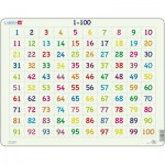  Larsen-AR10 Puzzle Cadre - Apprendre à Compter : Chiffres de 1 à 100