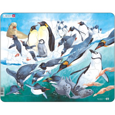 Larsen-FH7 Puzzle Cadre - Les Pingouins