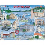  Larsen-KH17-SL Puzzle Cadre - Souvenirs de Bratislava, Slovaquie (en Slovaque)