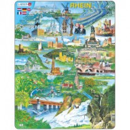  Larsen-KH8-DE Puzzle Cadre - Souvenirs du Rhin (en Allemand)