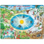  Larsen-SS3-FR Puzzle Cadre - Les Saisons (en Français)