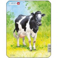  Larsen-V1-3 Puzzle Cadre - Vache