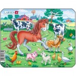  Larsen-V5-4 Puzzle Cadre - Ponies & Friends