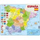 Puzzle Cadre - Carte de l'Espagne (en Espagnol)