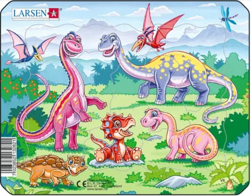 Puzzle 100 pièces XXL - Les espèces de dinosaures / Jurassic World