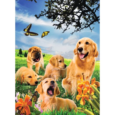 Effet 3d Chiens 500 Teile Noris Puzzle Acheter En Ligne