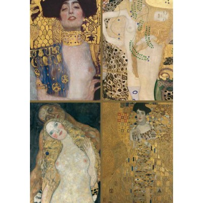 Puzzle Piatnik-5388 Klimt Gustav : Collection d'oeuvres
