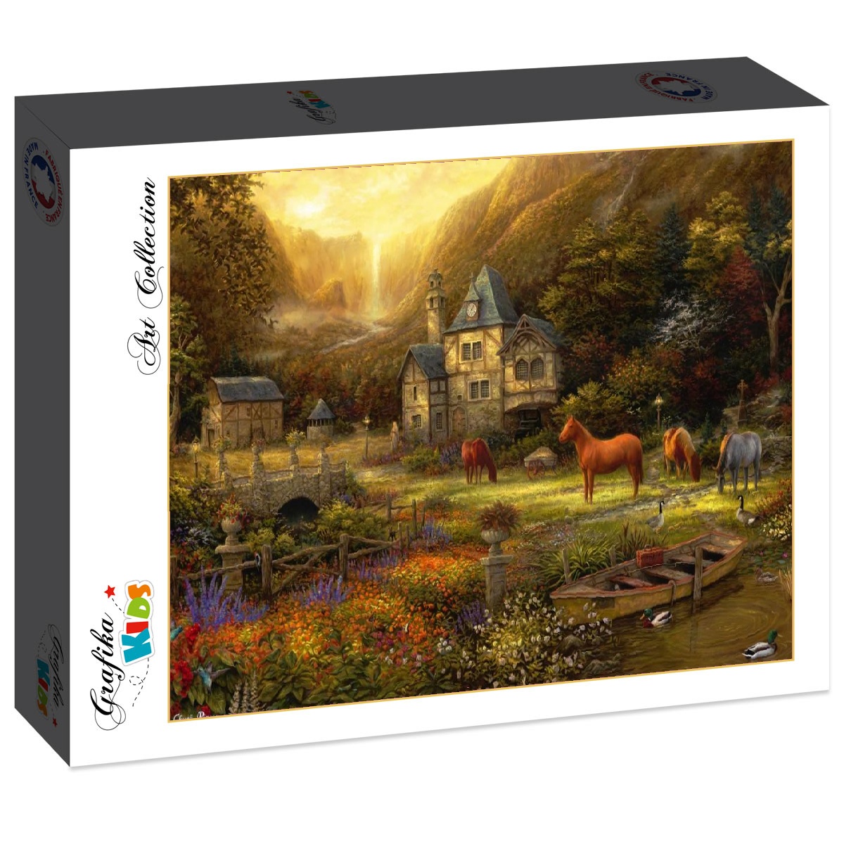 Chuck Pinson - The Golden Valley - 204 Teile - GRAFIKA KIDS Puzzle ...