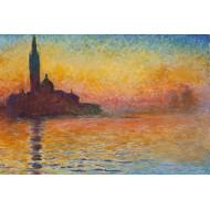 Puzzle  Grafika-F-30860 Claude Monet : Saint-Georges-Majeur au Crépuscule, 1908