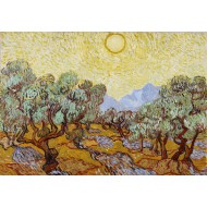Puzzle  Grafika-F-30912 Vincent Van Gogh : Les Oliviers, 1889