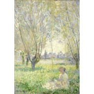 Puzzle  Grafika-F-31063 Claude Monet - Femme assise sous les Saules, 1880