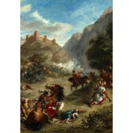 Puzzle  Grafika-F-31167 Eugène Delacroix : Arabes tiraillés dans les montagnes