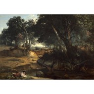 Puzzle  Grafika-F-31231 Jean-Baptiste-Camille Corot : Forêt de Fontainebleau, 1834