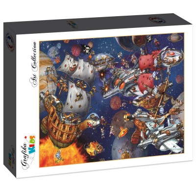 Puzzle Grafika-F-31568 François Ruyer - Space Batttle
