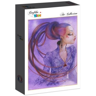 Puzzle Grafika-F-31611 Misstigri : Violette