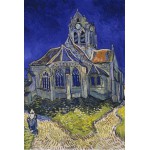 Puzzle  Grafika-F-31680 Vincent Van Gogh : L'église d'Auvers-sur-Oise, 1890