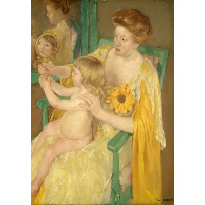 Puzzle Grafika-F-31798 Mary Cassatt : Mère et Enfant, 1905